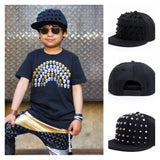 Spiked Black Snapback Hats