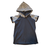 Back To School Pants and Hoodie in Checkerboard ABC Print for kids