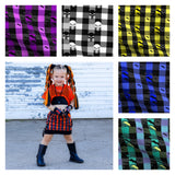 Miniskirts for girls with punk straps and color choices Halloween