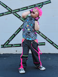 Zombie Collab Side stripe Denim Kids Pants