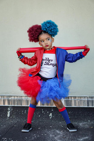 Suicide Squad Harley Jacket for kids girls vegan leather handmade lined coat Halloween