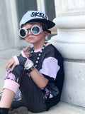 Pastel Skull Goggles for Kids and Adults Pink Aqua Lilac Black Costume Steampunk Cosplay