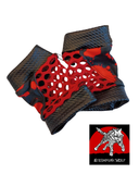 Halloween Red Bloody  Fingerless Gloves for Kids