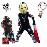 Jason Coveralls for Friday the 13th Halloween Michael Horror Costume Kids Sizes Custom Cosplay
