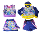 Demon Hunters Girls Skirt Hoodie Tank Shorts