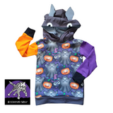 Our Spooky Neighbor Hoodie Shirt and Dress for kids Ghost Halloween