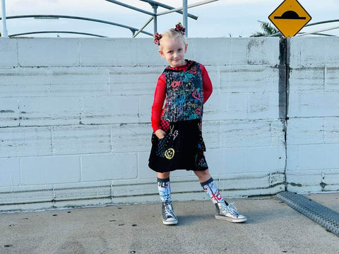 GRAFFITI Knee Socks for kids