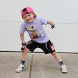 Pastel Collab Shorts for Adults and Kids Custom Color Options