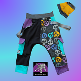 Rep only Skull Collab Harem Jogger Shorts with Pockets for kids Custom Color Options available