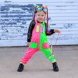 Kids Mix it Up Overalls in Custom Colors for kids boys girls Punk Street Style Dungarees