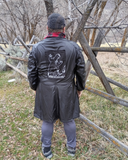 Adult Custom Trench Coats in choice of size fabric style handmade jacket deposit