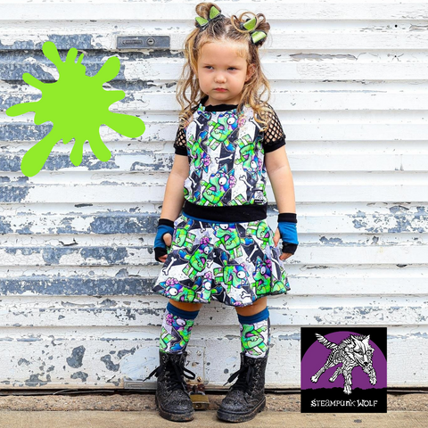 ZomBluey Toddler Outfit skirt and top