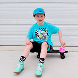 Pastel Collab Shorts for Adults and Kids Custom Color Options