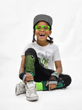 Shamrock Joggers pants for boys girls Mom unisex pants punk style straps