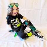 Shamrock Joggers pants for boys girls Mom unisex pants punk style straps