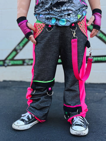 Zombie Collab Side stripe Denim Kids Pants