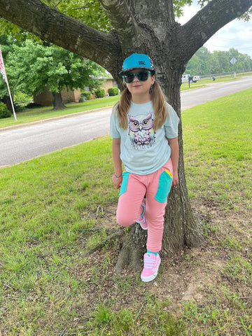 Pastel Punk Pocket Pants for Kids