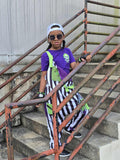 Monochrome Striped Overalls Beetlejuice Burton Kids Unisex Sizes Custom Made Dungarees