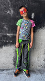 Zombie Collab Side stripe Denim Kids Pants