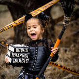 Child's Black Corset Vegan Leather Laces Up Back