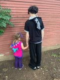 Punk Shark Tooth Hoodie with Mohawk Teeth Tank top in Solid Colors for Kids and Adults Mom
