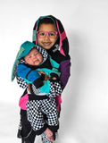 Baby Bunny Ear Hoodie and checkered pants