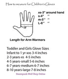 Black Skull Mesh Arm Warmers Fingerless Gloves for Kids and Adults