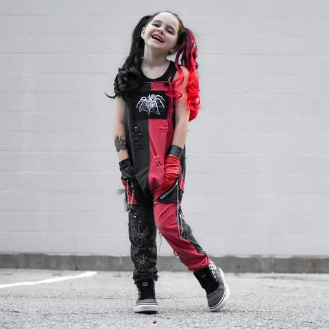 Kids Punk Overalls Custom Made Unisex Girls Boys All One of a Kind