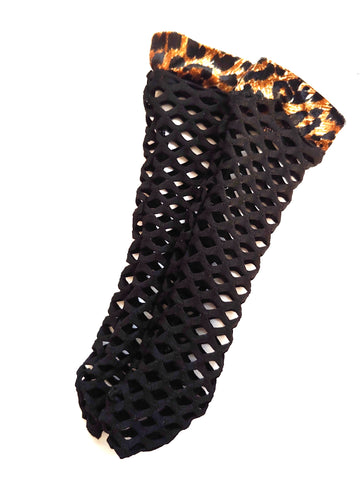 Leopard  Mesh Knee High Socks Baby Toddler Girl