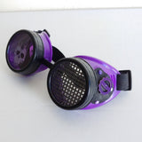 Purple Skull Googles Steampunk Eyewear