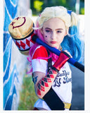 Rockstar Red and Black Gloves Metallic Vegan Leather Kids Adults