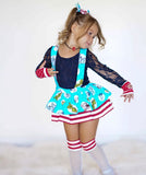 Candy Cane Knee Socks Kids Red White Stripes and Mesh