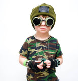 Camo Goggles Steampunk Eyewear Kids Adults