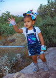 White big bow Lace fingerless gloves for Easter, Weddings, Dances
