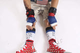 American Pride Fingerless Gloves for Kids and Adults