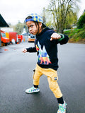 Mustard Cargo Pocket Harem Pants unisex kids