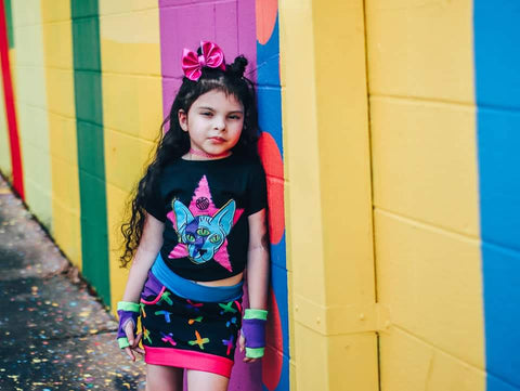 Rainbow X Mini Skirt for girls Pride Ally