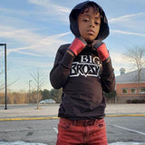 Rockstar Red and Black Gloves Metallic Vegan Leather Kids Adults