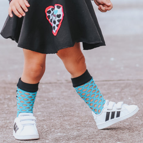 Kid's Mesh Knee High Socks Baby Toddler Girl