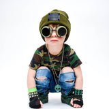 Camo Goggles Steampunk Eyewear Kids Adults