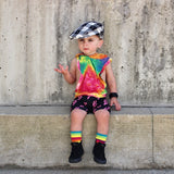 Flatcap Hat in Monochrome Plaid for Toddlers