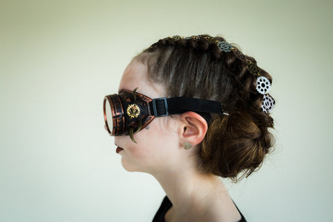 Steampunk Collab Owl Goggles