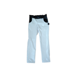 White MJ Pants for kids unisex vegan leather