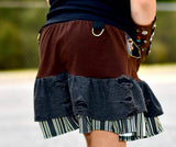 Steampunk Collab Girls Ruffle Skirt